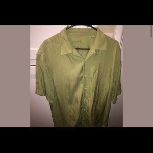 Tommy Bahama 100% Silk Button Down Shirt
